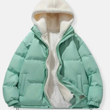 Lina | Damen Komfort Outdoor Winterjacke in Mintgrün