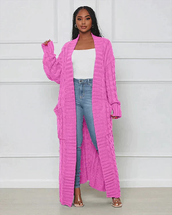 Sevda - Lange Strickjacke Damen