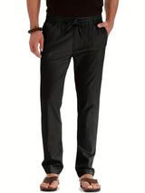 Magdus | Herren Stilvolle Hosen | Sommer in Schwarz