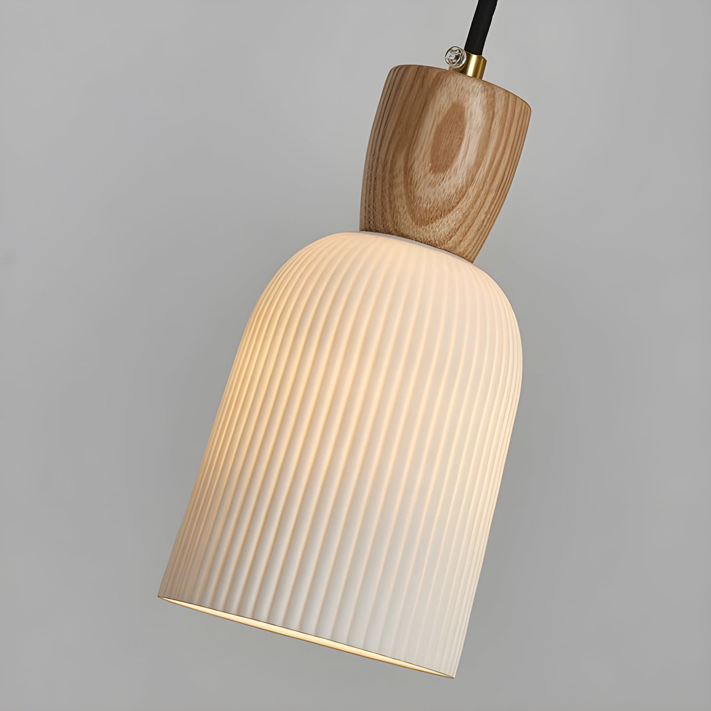 SereniGlow Light - Keramische Japanische LED-Hängelampe