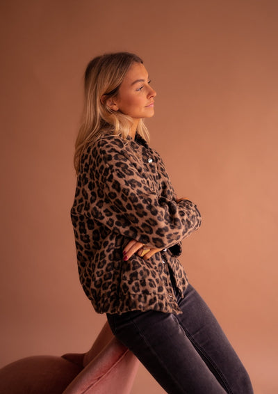 Luna - Leopardenmuster Jacke