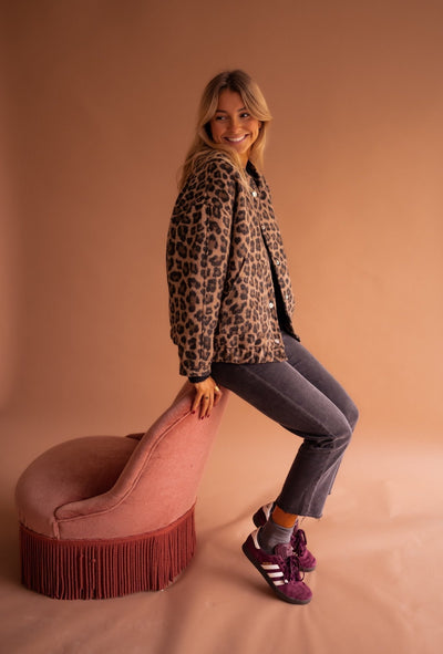 Luna - Leopardenmuster Jacke