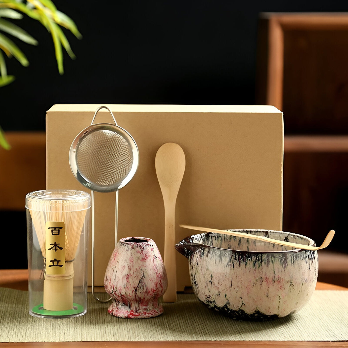 MatchaHarmony Set – 6-teiliges japanisches Matcha-Tee-Werkzeugset