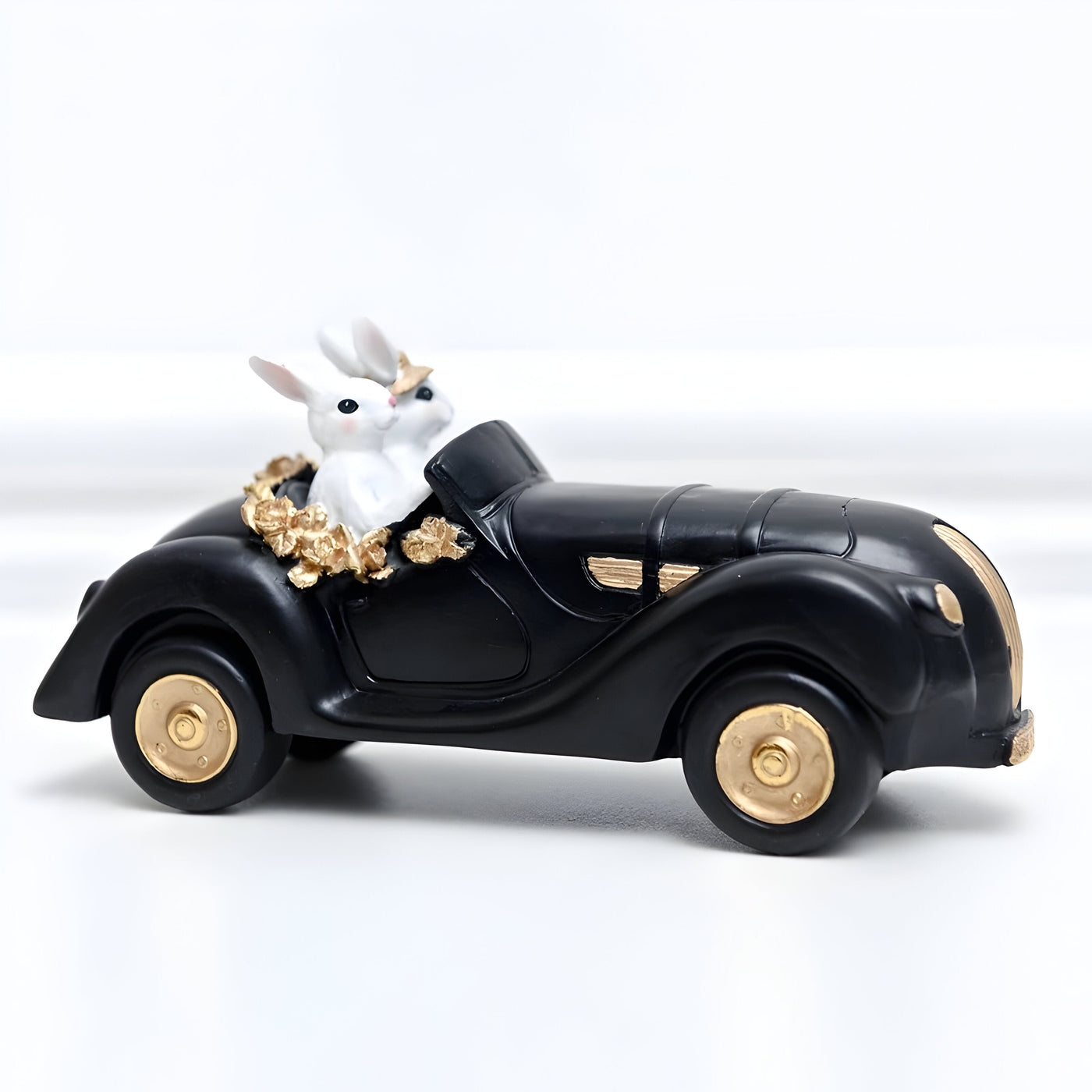 RegalRabbit Decor – Dekorative Pastorale Palast Hasenfamilie Dekoration