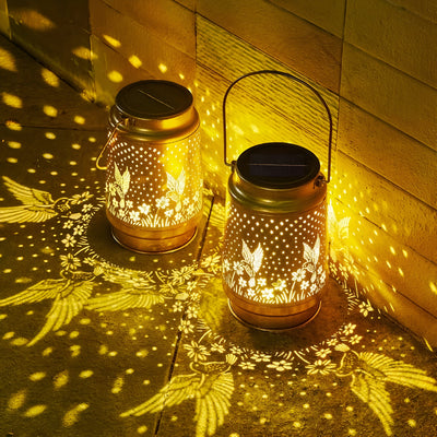 GlowWing Haven - Solar-Kolibri-Gartenlaterne