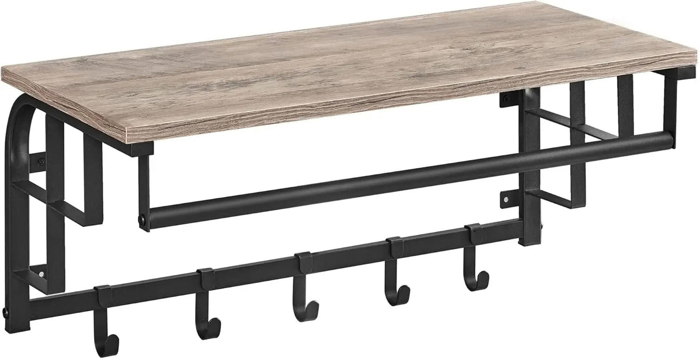 HangMaster Hook - Wandgarderobe mit 5 abnehmbaren Haken