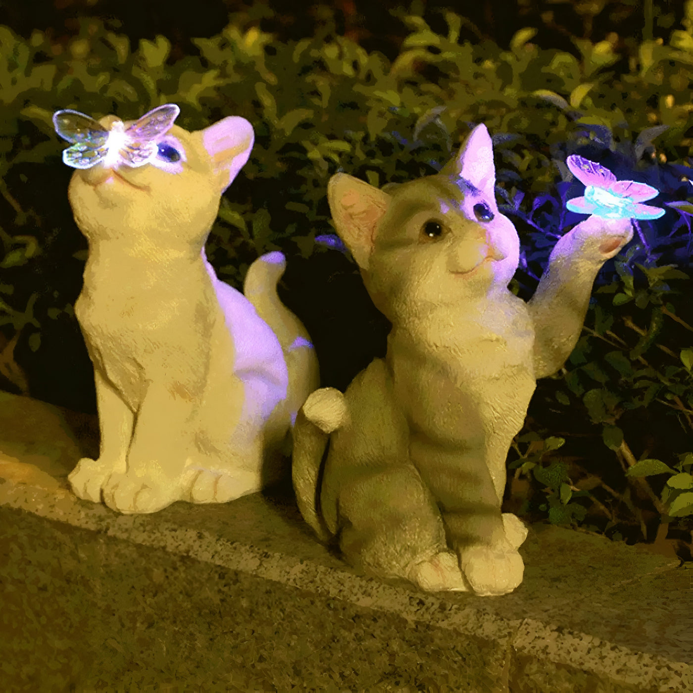 SolarPaws Light - Dekorative Katze Solar LED-Figur Licht