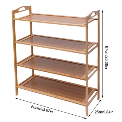 TidySole Rack – 4-stufiges Holzregal