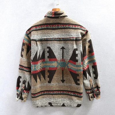 MEHMET - WOLLHEMD MIT DRUCKMUSTER