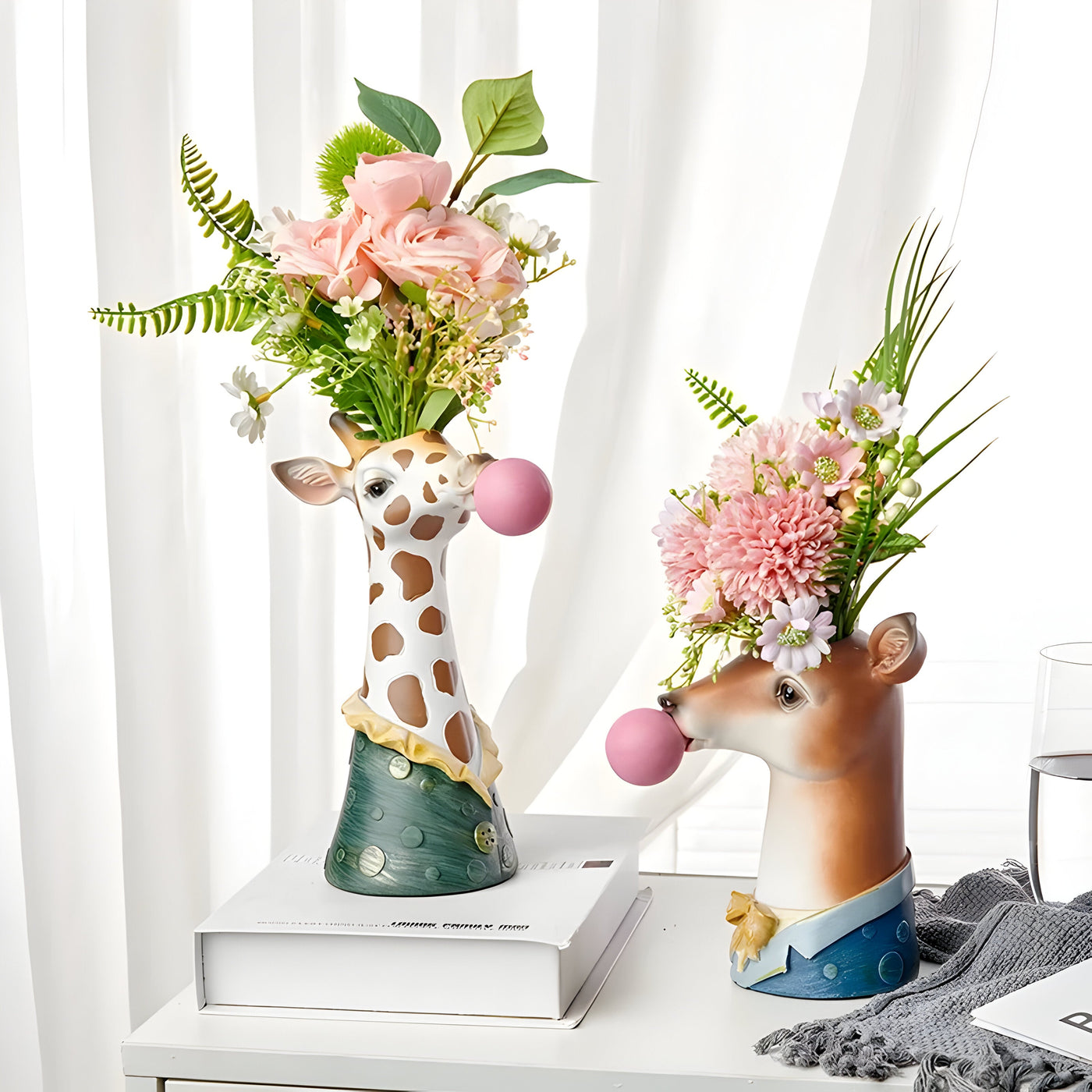 SafariBreeze Vase - Kreative Tierblasen-Vase