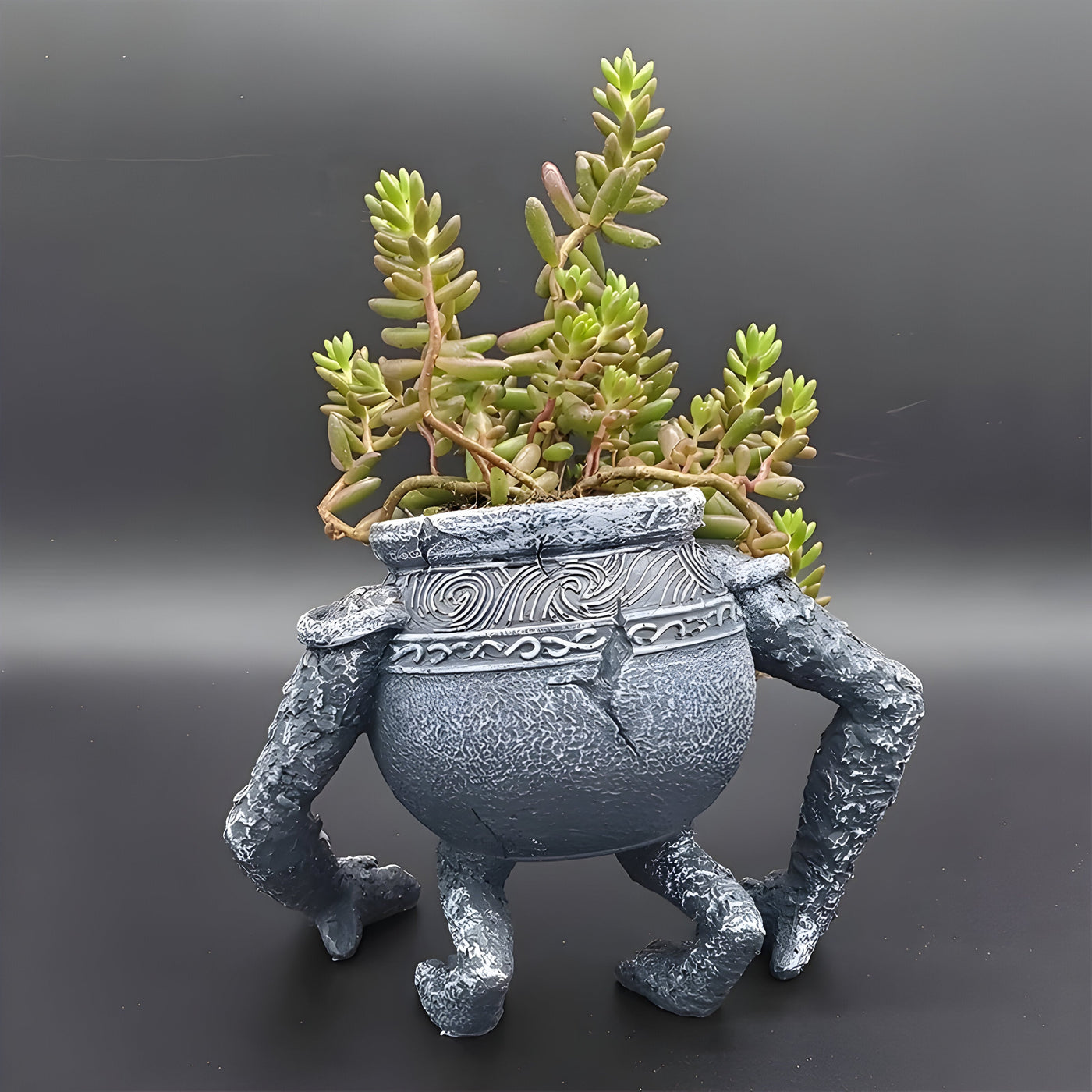 TerraKnight Pot - Gartenrand Dekorativer Blumentopf