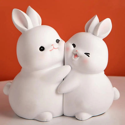 FluffyPaws Halter – Dekorativer Hasen-Buchhalter