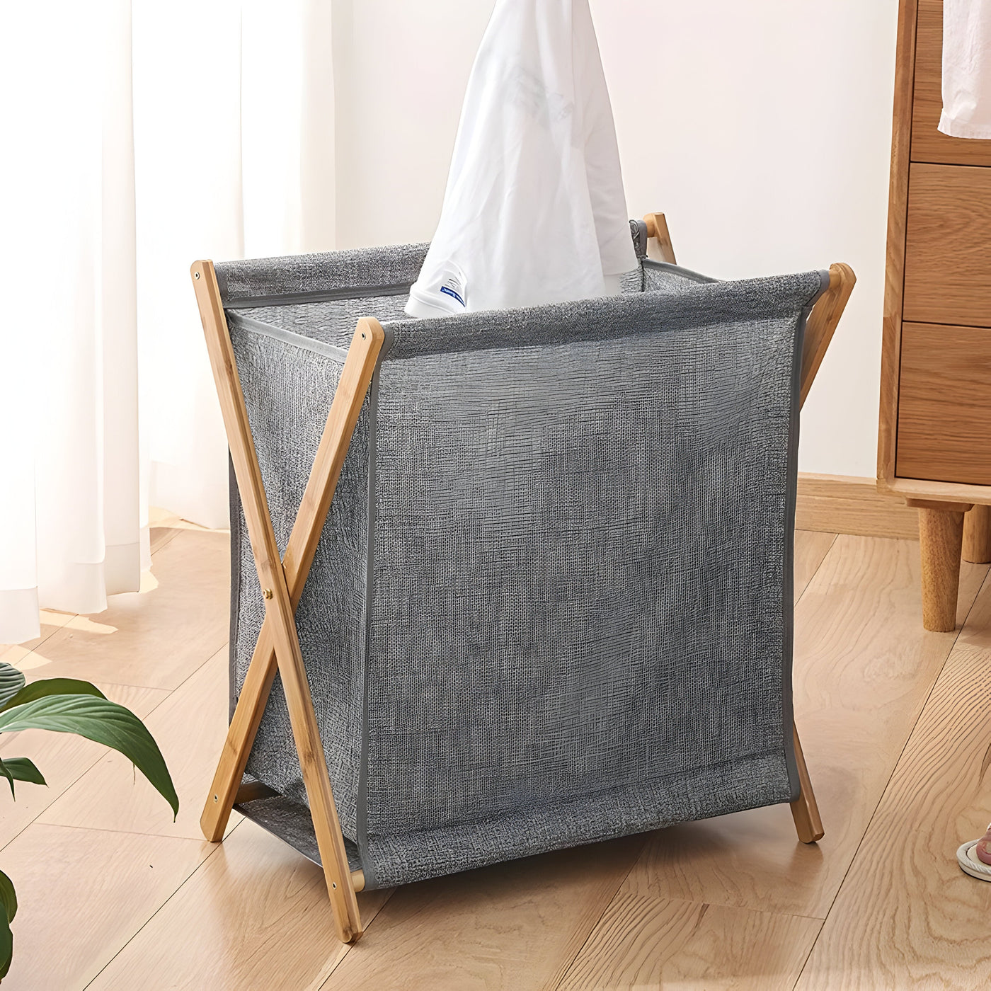 SereniBin Korb – Japanischer Wäschekorb aus Holz