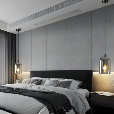 SkyGleam Light - Moderne Doppelglas-Pendelleuchte