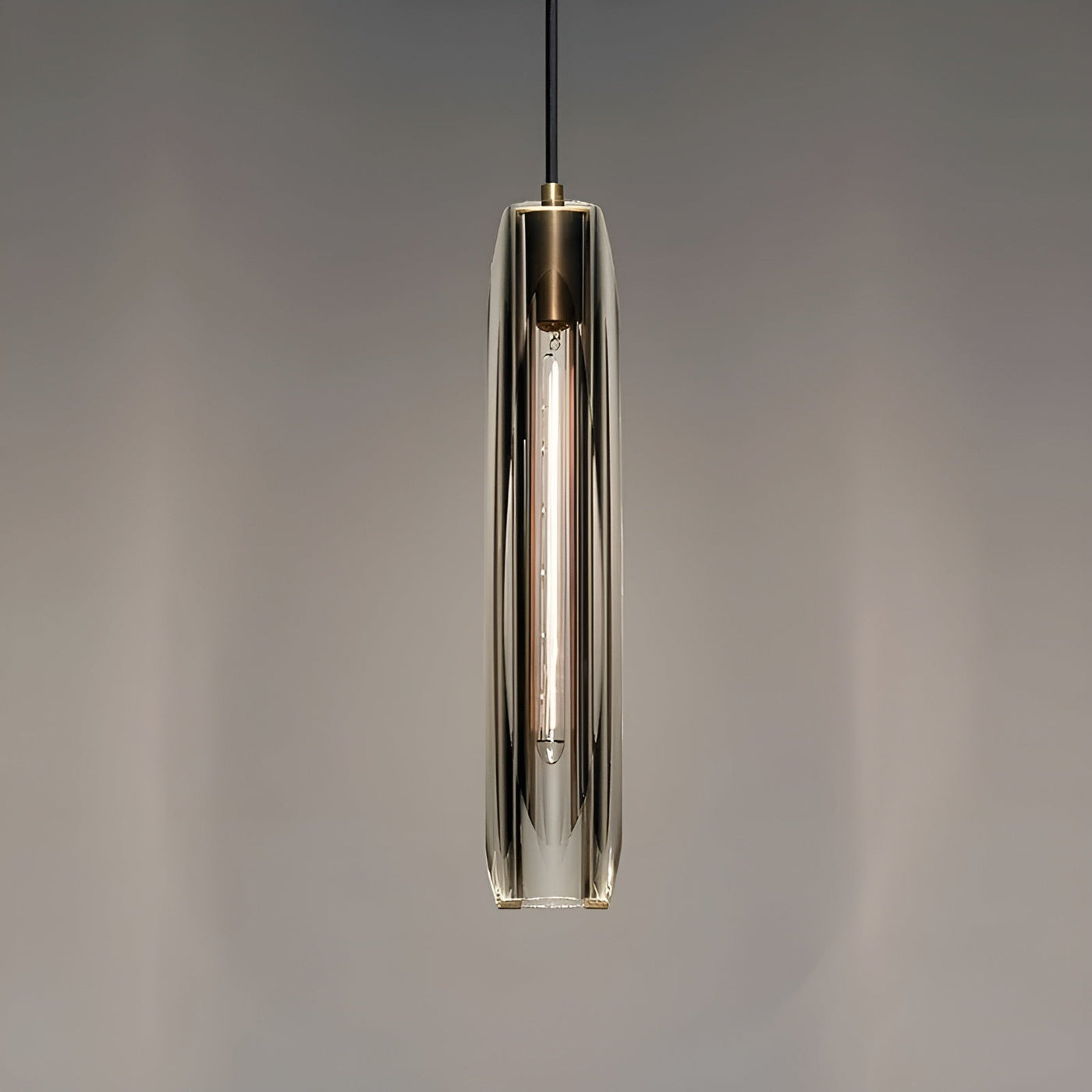 OpulentMesh Light - Moderne Kupfer-Mesh-Kristallglas-Hängeleuchte