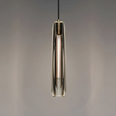 OpulentMesh Light - Moderne Kupfer-Mesh-Kristallglas-Hängeleuchte