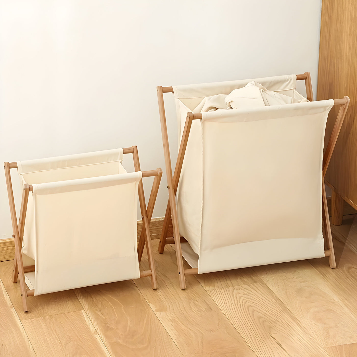 SereniBin Korb – Japanischer Wäschekorb aus Holz