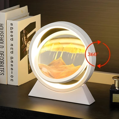 SandFlow Lampe – 3D Sandscape LED Tischlampe