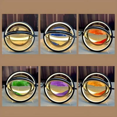 TranquilDune Lampe – 360° drehbare Sandkunst-Nachtlampe