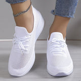 Leonie | Damen Bequeme Sneaker im täglichen Running-Stil in Weiß