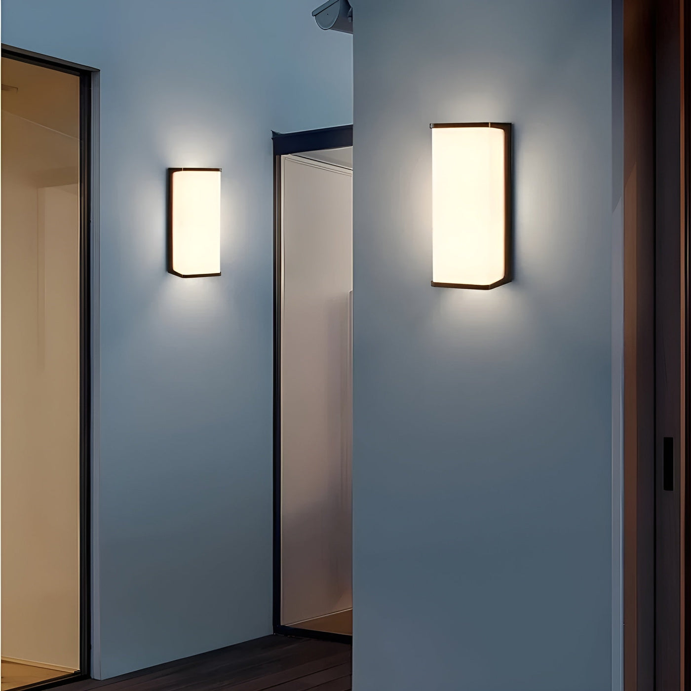 VistaGlow Light - Moderne wasserdichte Balkon-Wandlampe