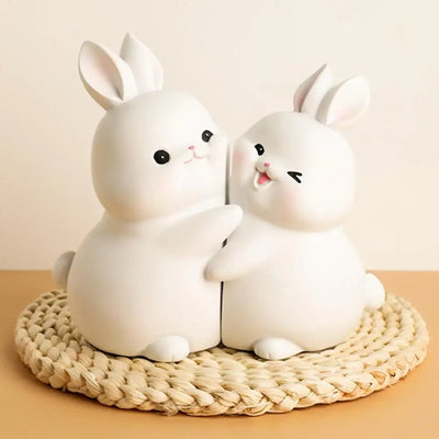 FluffyPaws Halter – Dekorativer Hasen-Buchhalter