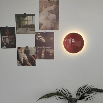 GlowCircle Light - Nordische Runde Metall-Wandleuchte