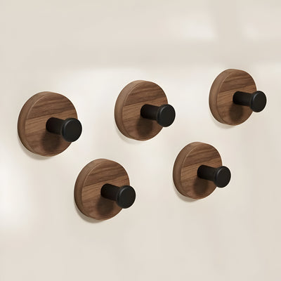 WalnutGrip Hooks – Multifunktionale Wandhaken aus Walnussholz