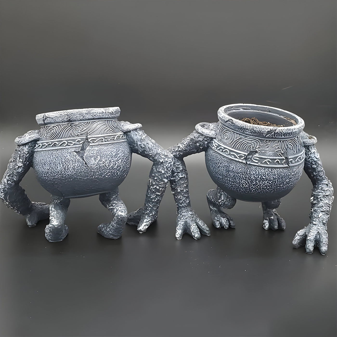 TerraKnight Pot - Gartenrand Dekorativer Blumentopf