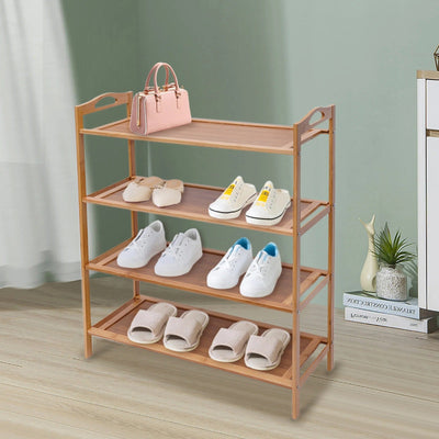 TidySole Rack – 4-stufiges Holzregal