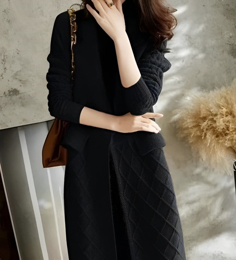 Fabienne - Cardigan mit Denkmuster