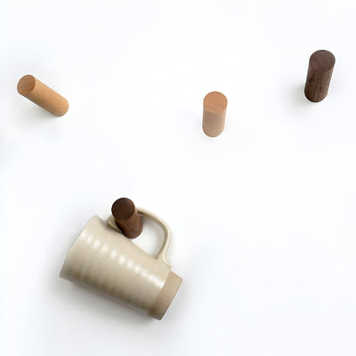 EverWood Hooks – Wandmontierter Holzkleiderhaken