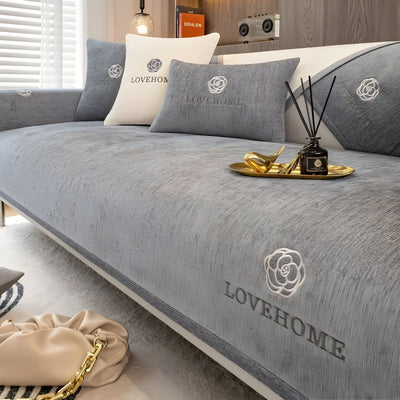 LuxeWrap Sofabezug - Moderner, Rutschfester Sofakissenschutz