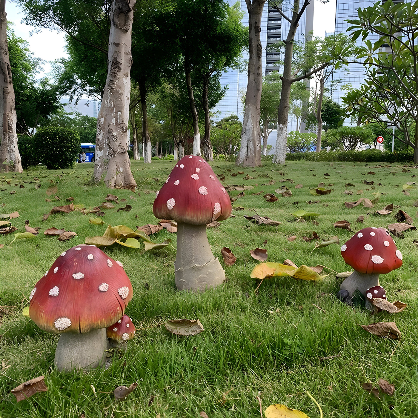 TerraShroom Dekor - Kreative Pilz Gartendekoration für draußen