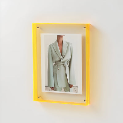 StylishSnap Frame – Farbiger Transparenter Acryl Bilderrahmen