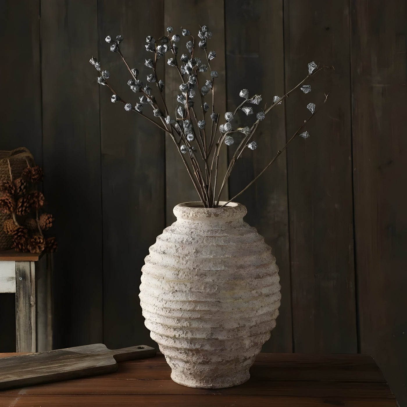 TimelessClay Vase - Retro Handgefertigt Töpferei Vase