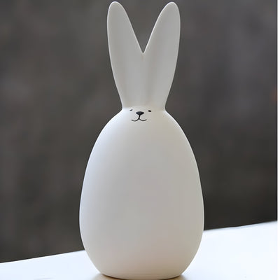 SnowBunny Decor – Nordische Keramik-Hasen-Dekoration