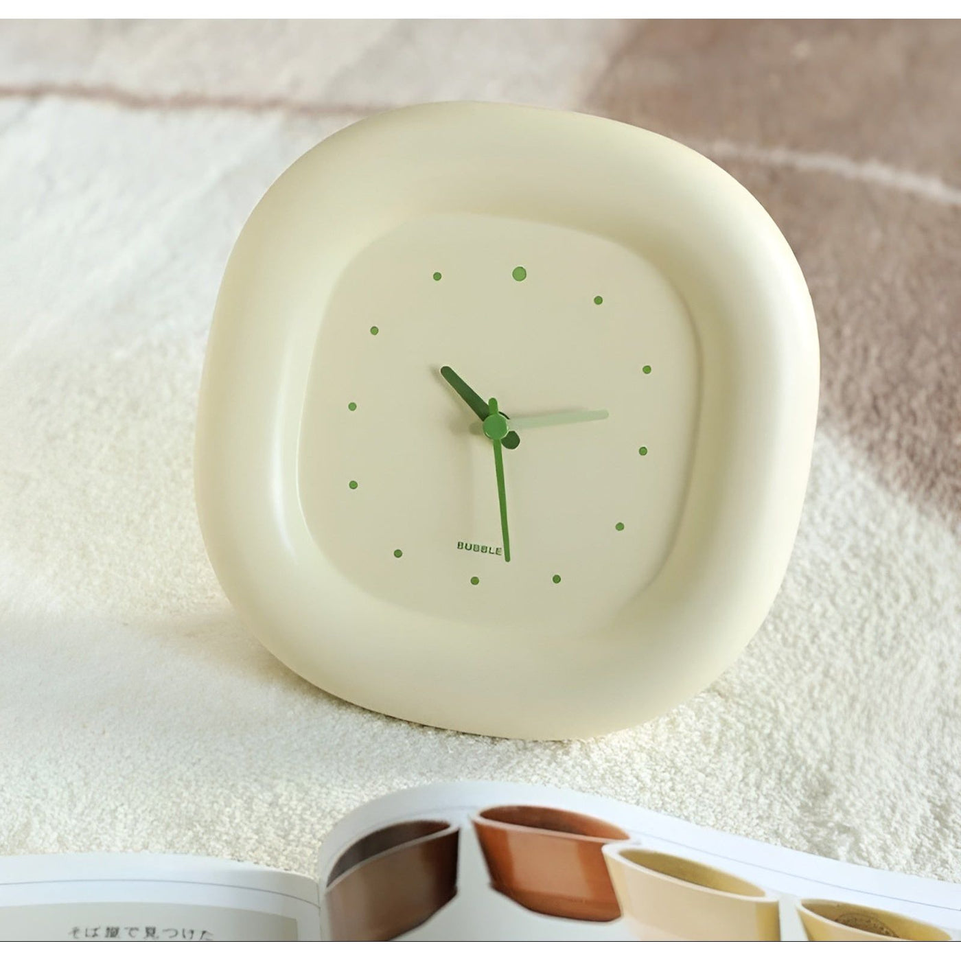 BubbleTime Clock - Multifunktionale Creme-Bubble-Uhr