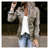 Kiara | Denim Jacket in Grau