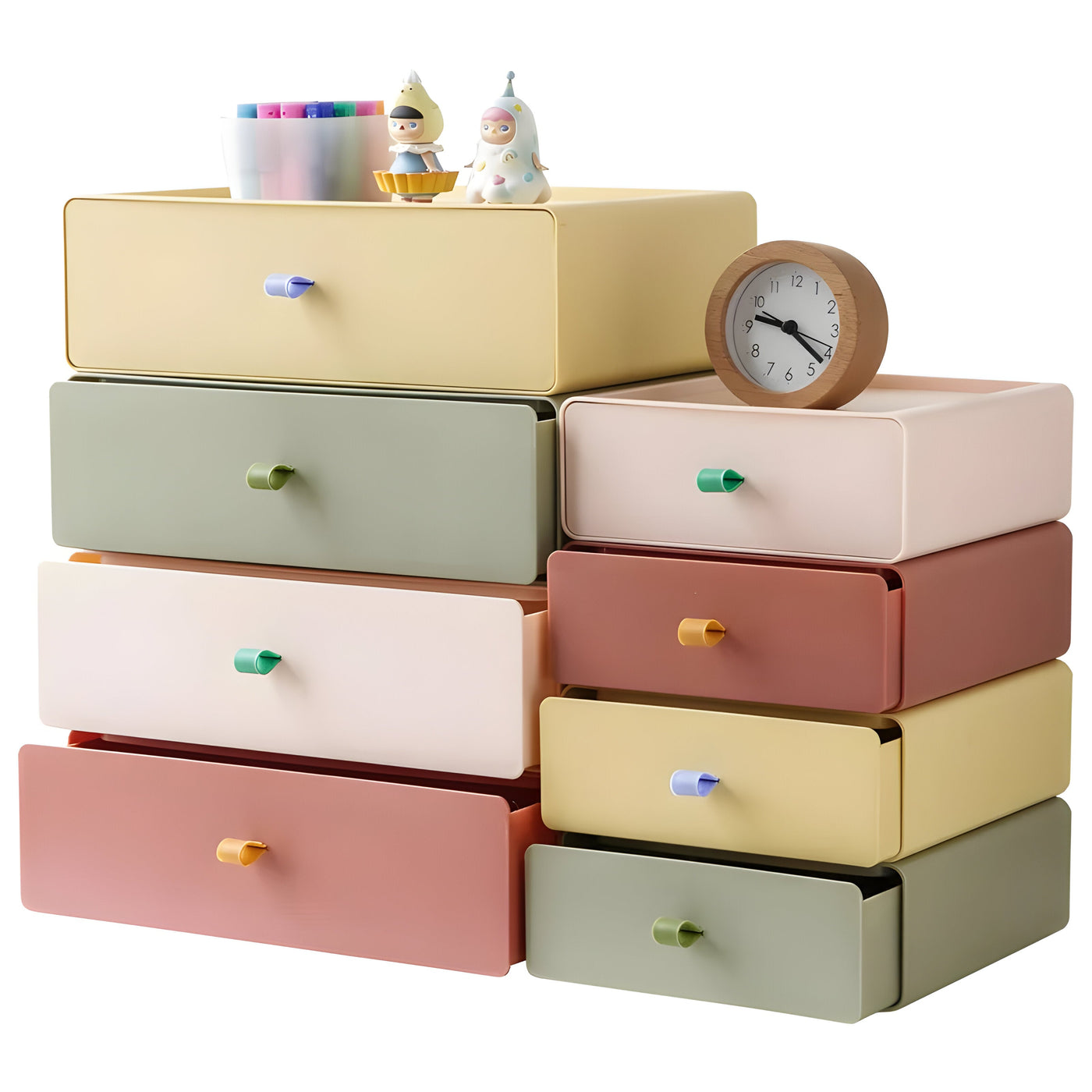 StackNest Box – Farbige Stapelbare Aufbewahrungsboxen