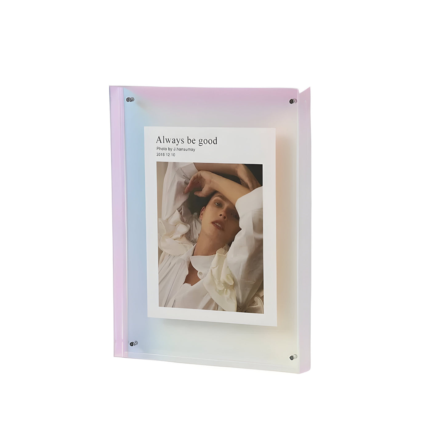 StylishSnap Frame – Farbiger Transparenter Acryl Bilderrahmen