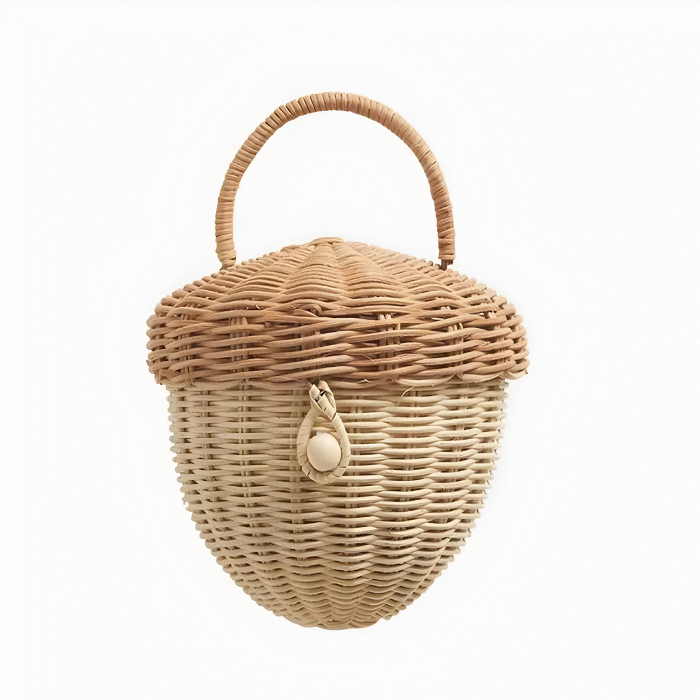SunnySprout Korb - Rattan Geflochtener Pilz Korb