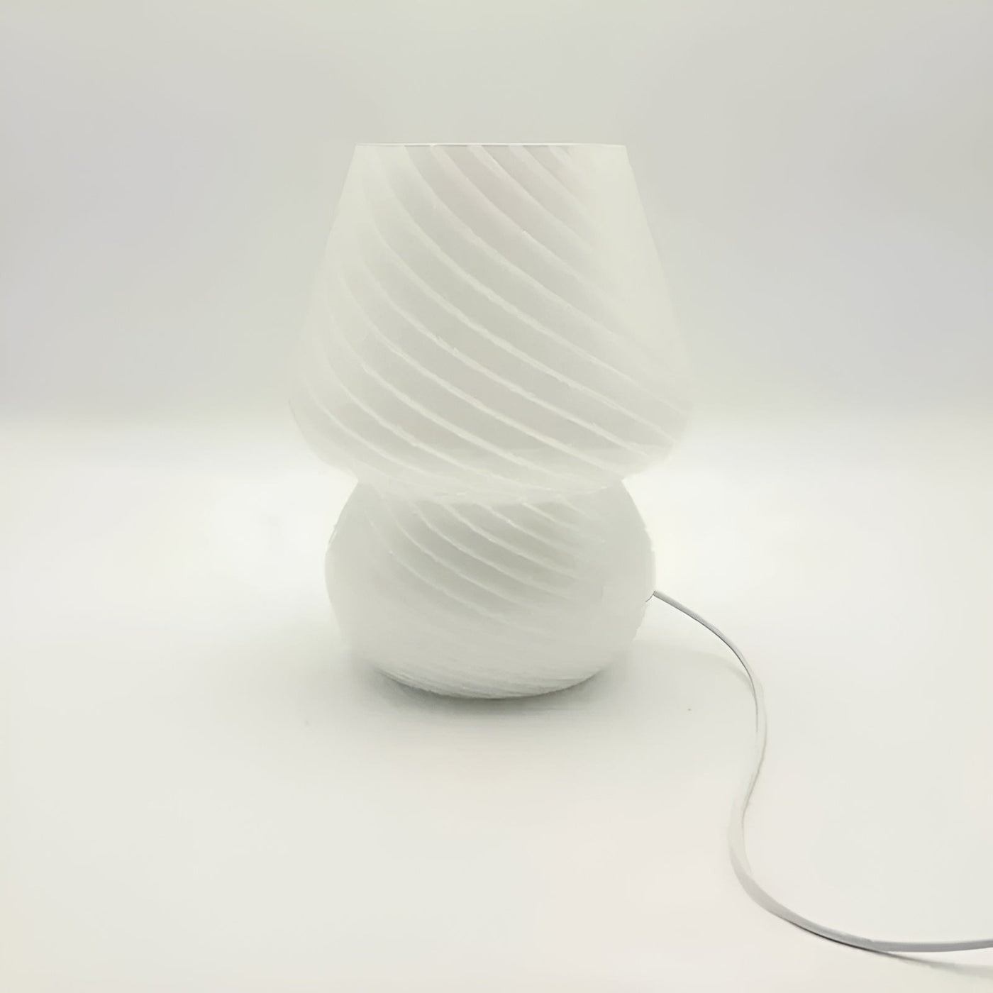 BedsideAura Lampe - Dekorative Glas-Tischlampe