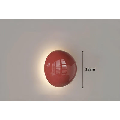 GlowCircle Light - Nordische Runde Metall-Wandleuchte