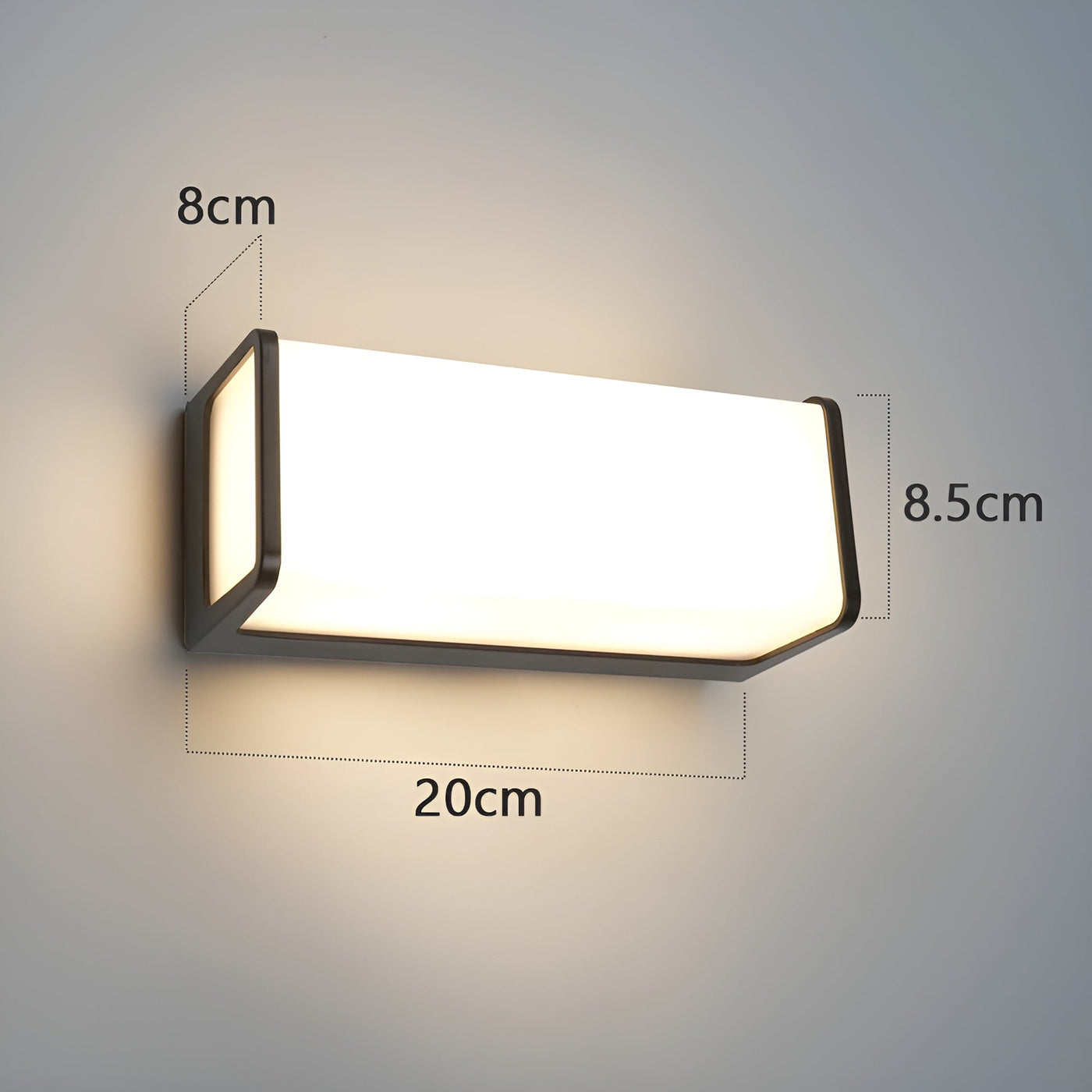 VistaGlow Light - Moderne wasserdichte Balkon-Wandlampe