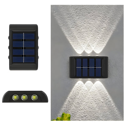 SolaraLux Light - Wasserdichte Solar-LED Oben und Unten Wandleuchte