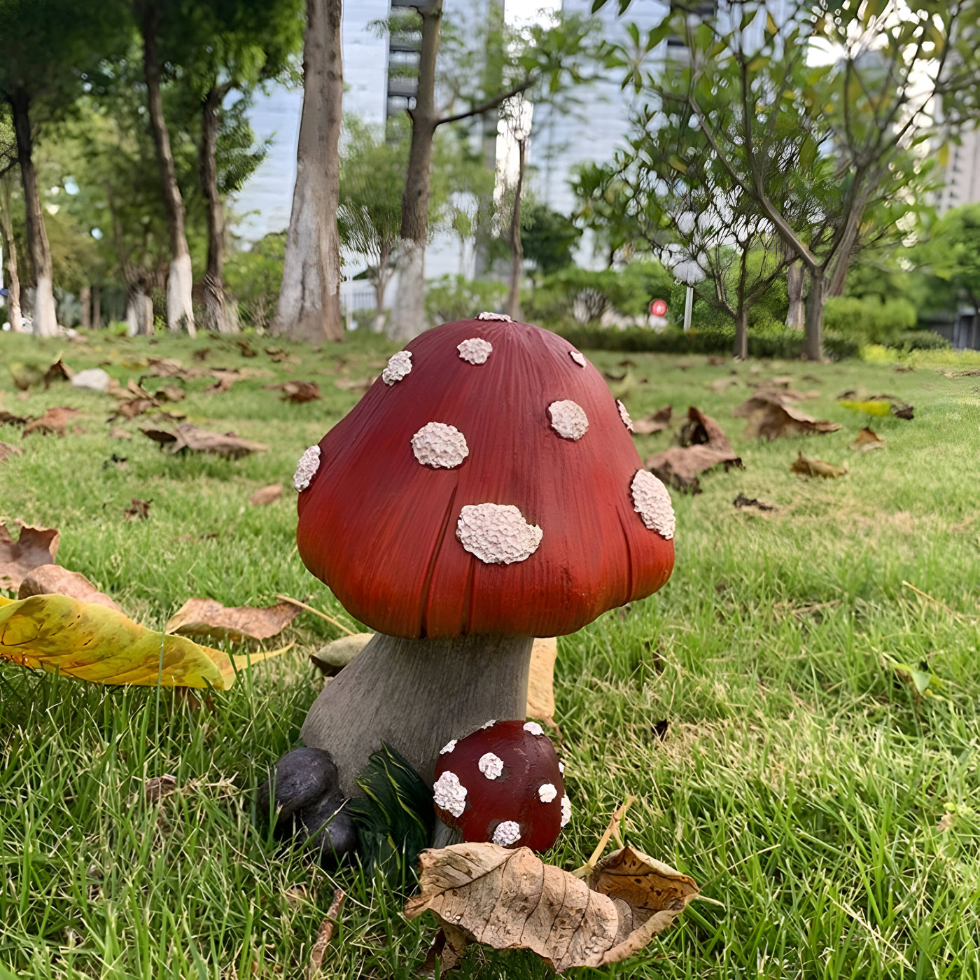 TerraShroom Dekor - Kreative Pilz Gartendekoration für draußen