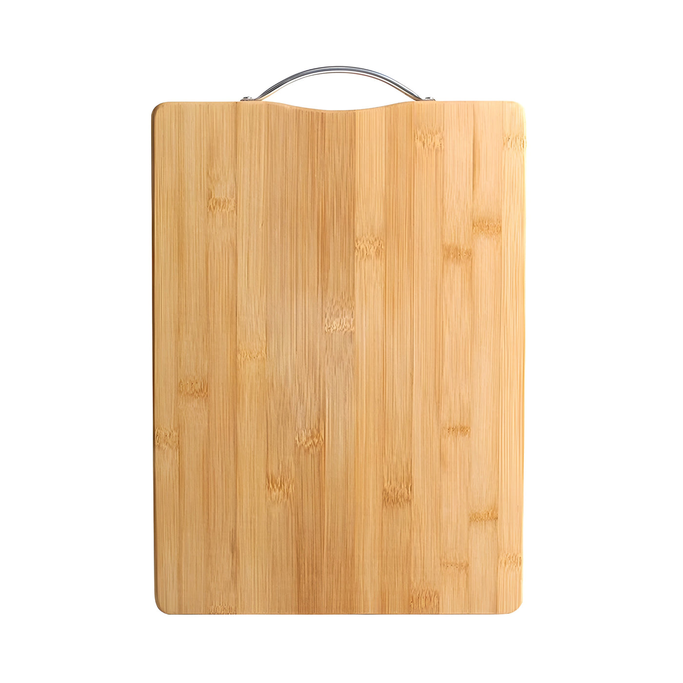 SliceNest Schneidebrett – Natürliches Bambus Schneidebrett mit Griff