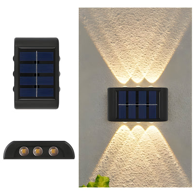 SolaraLux Light - Wasserdichte Solar-LED Oben und Unten Wandleuchte