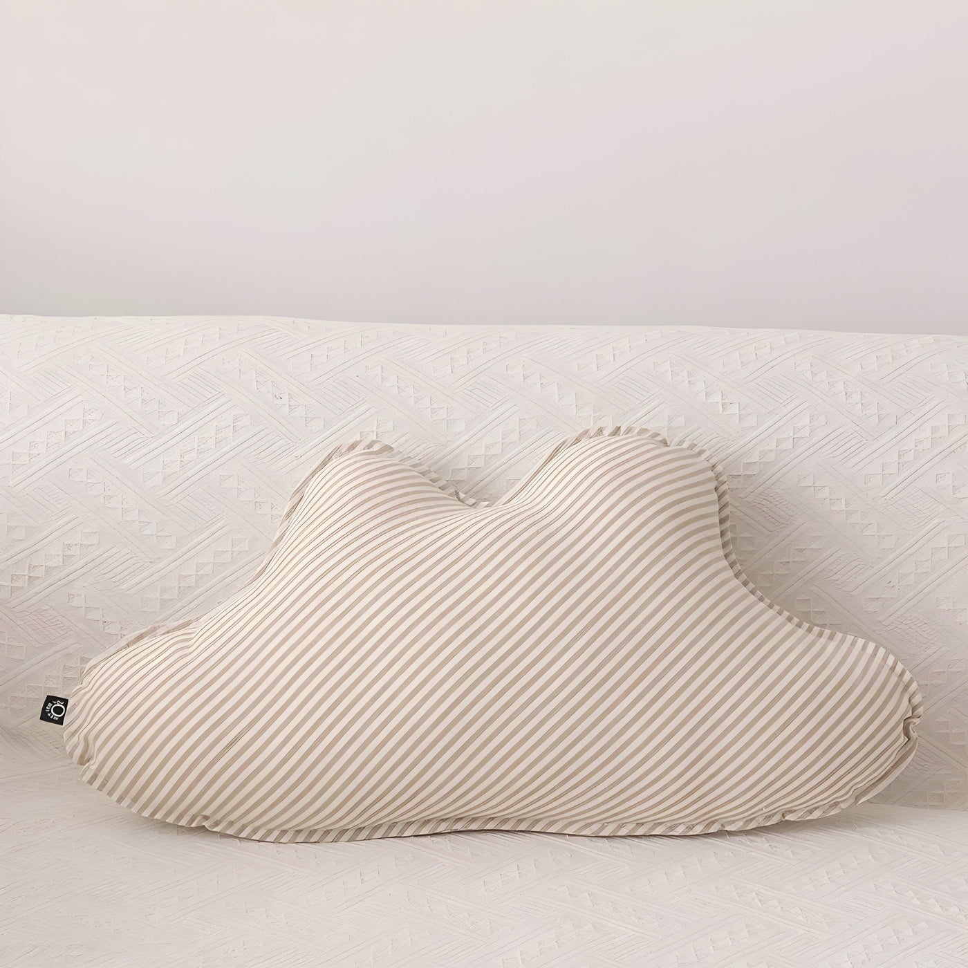 LunaPuff Kissen - Dekoratives Streifenkissen Soft Cushion